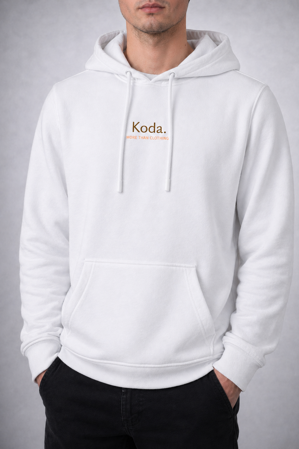 Pull à capuche Blanc Koda