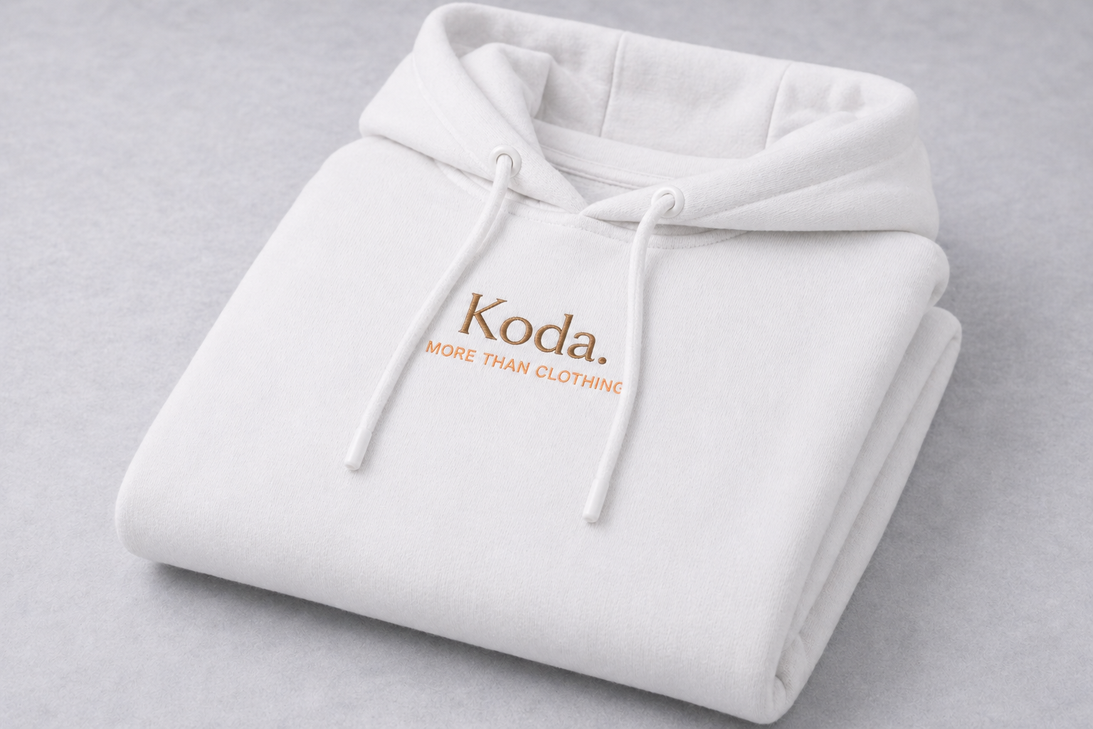 Pull à capuche Blanc Koda