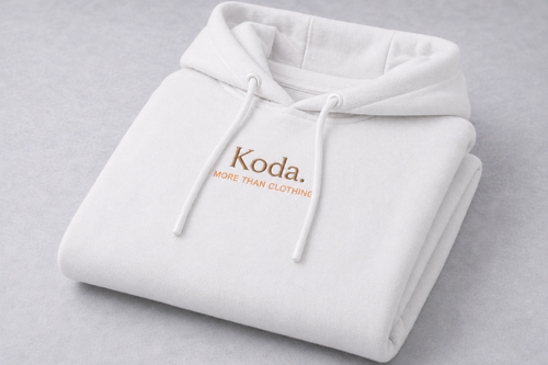 Pull à capuche Blanc Koda