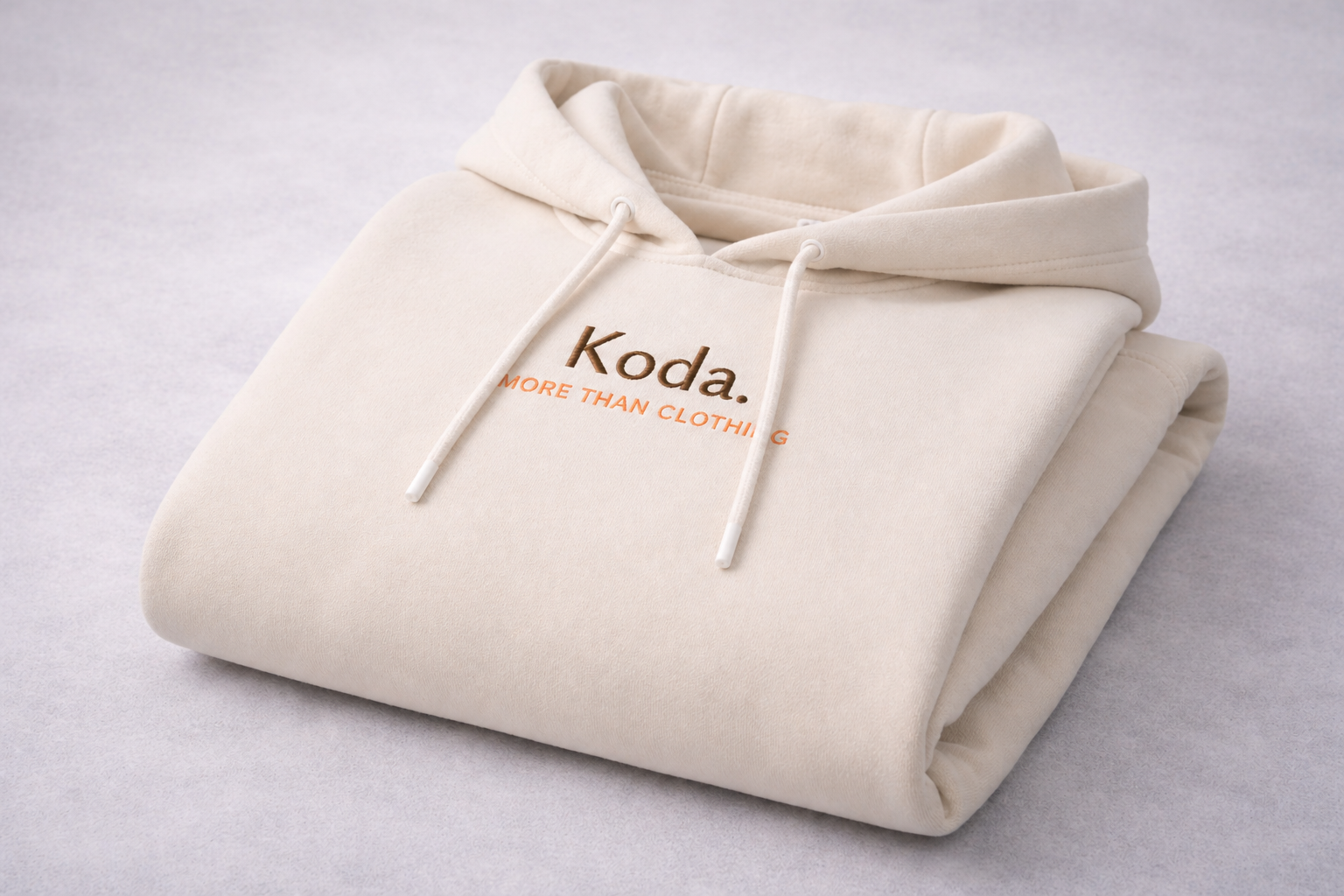 Pull à capuche Beige Koda