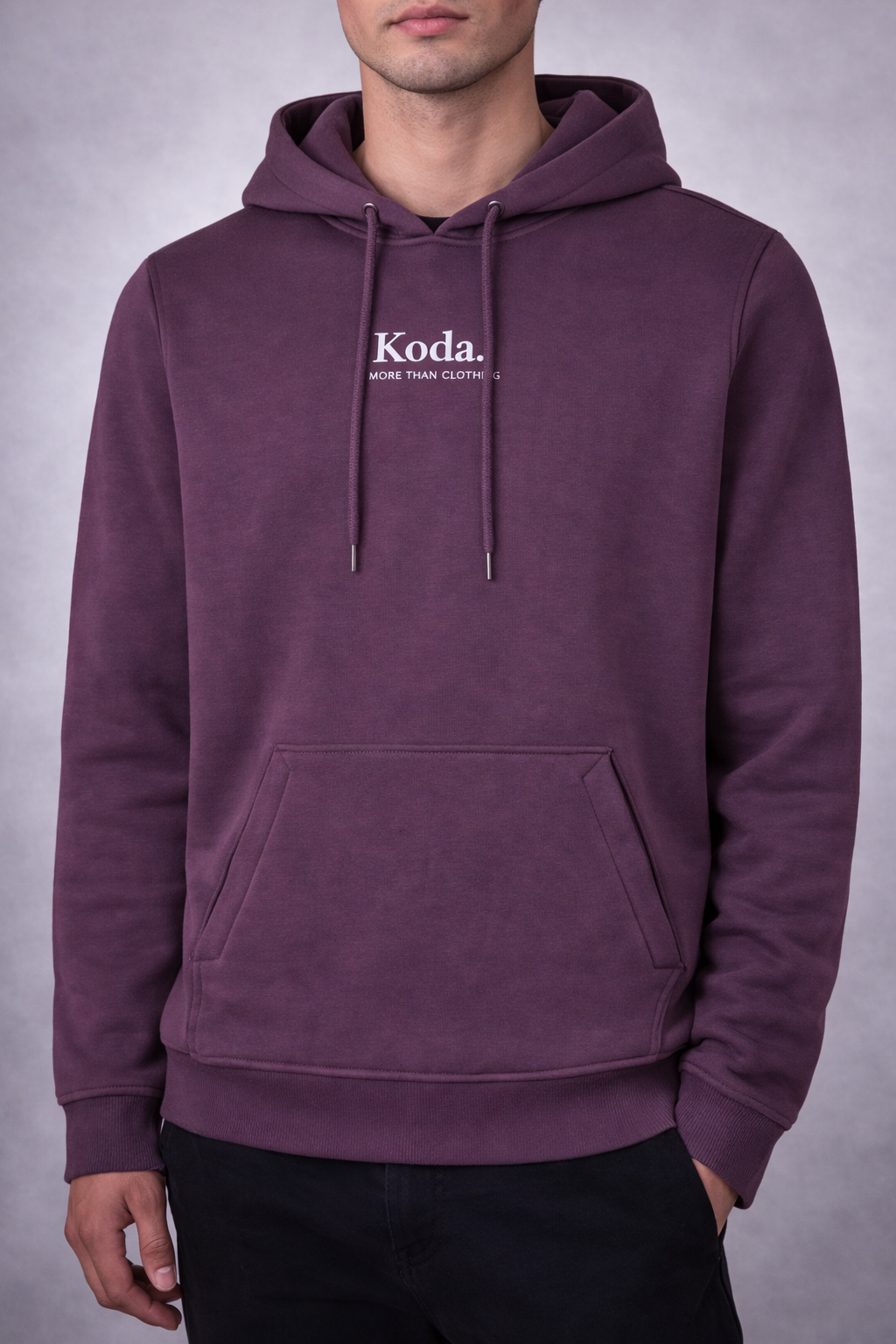 Pull à capuche Violet Koda