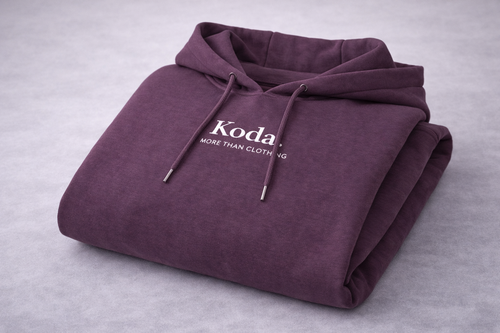 Pull à capuche Violet Koda