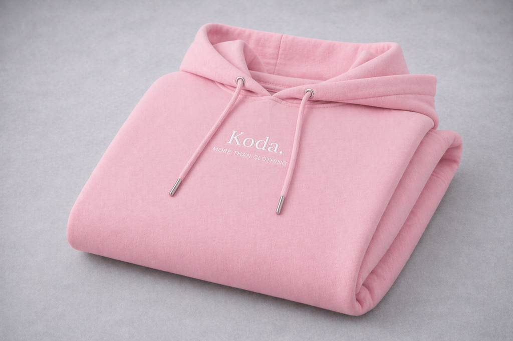 Pull à capuche Rose Koda